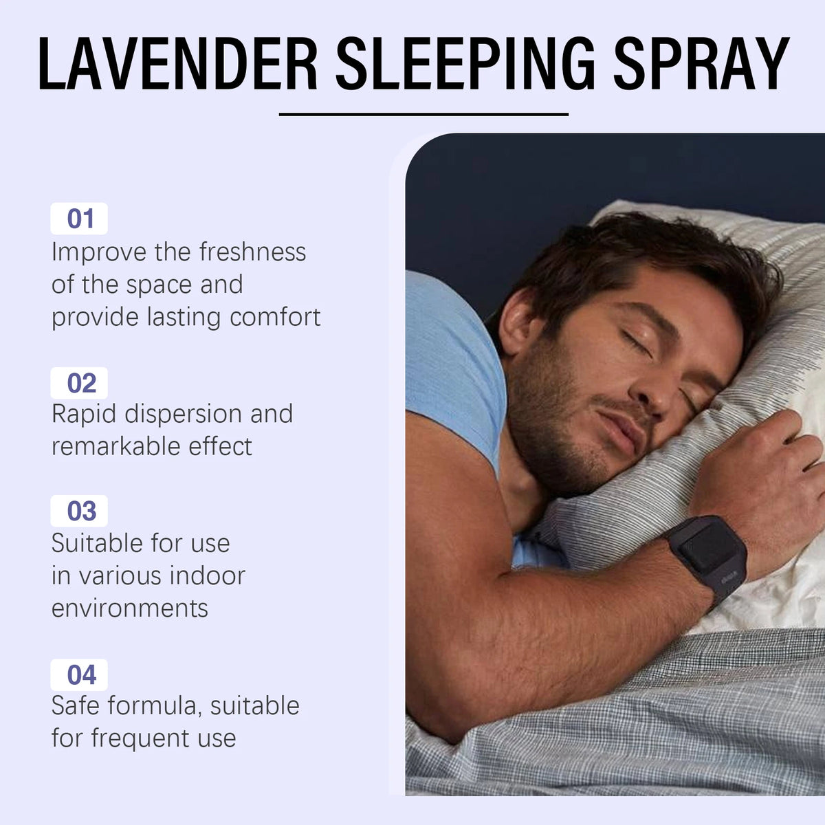 Lavender Aromatherapy Sleep Spray – Calming Pillow Mist 30ml Aromatherapy Sleep Spray Qst