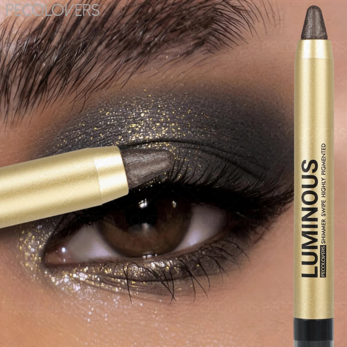 Double-Head Shimmer Eyeshadow Stick – 6 Colors, Long-Lasting Eyeshadow Stick Qme