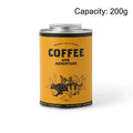 Sealed Coffee Bean Storage Tin Can – 150g & 200g Airtight Coffee Storage Tin Qme B