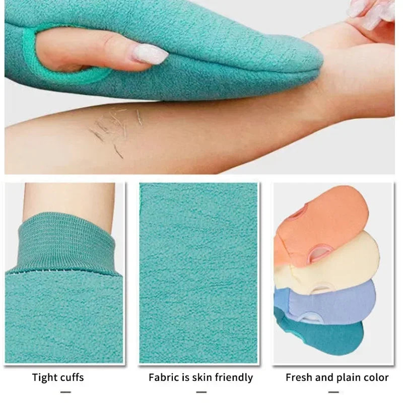 Exfoliating Body Scrub Mitt – SPA Shower Peeling Glove Body Scrub Mitt Qme