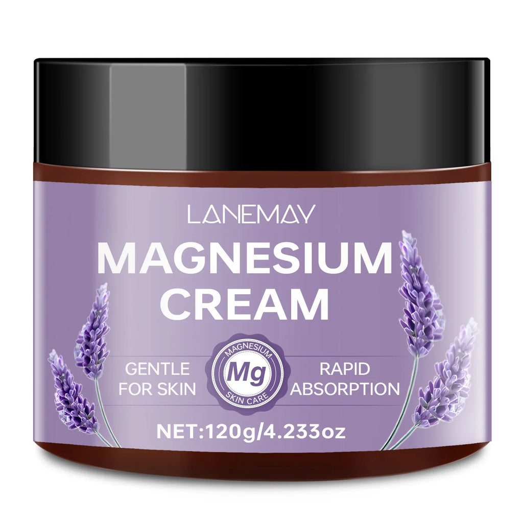 Lavender Magnesium Cream with Bee Venom – Body Moisturizer Body Moisturizer Cream Qst PURPLE 240g
