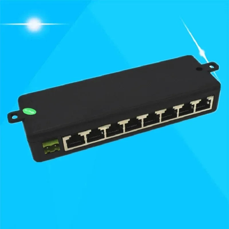 4-Port PoE Injector 9-48V DC Power Supply – Solar & Surveillance PoE Injector Qme