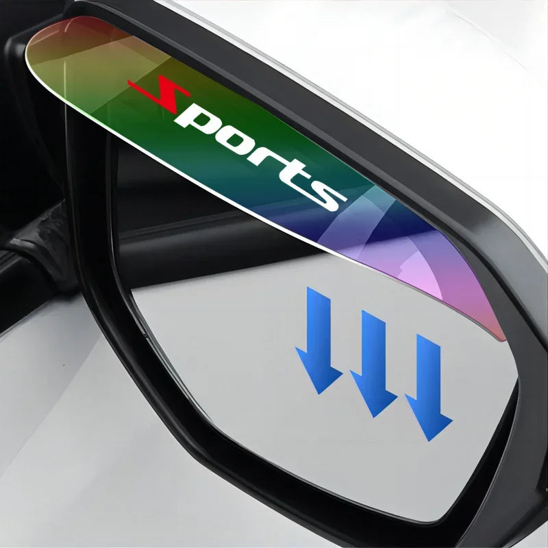 PVC Rearview Mirror Rain Cover Blades for Cars – 2pcs Car Mirror Rain Guard Qme