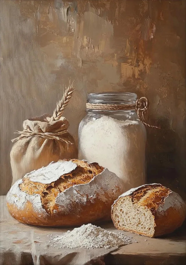 Vintage Food Still Life Canvas Wall Art for Kitchen Decor Canvas Wall Art Qst