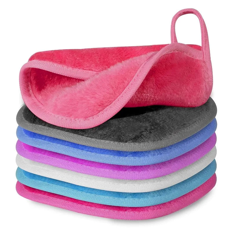 Reusable Makeup Remover Cloths – 5 Cotton Face Wash Pads Makeup Remover Pads Qme mix5 pcs