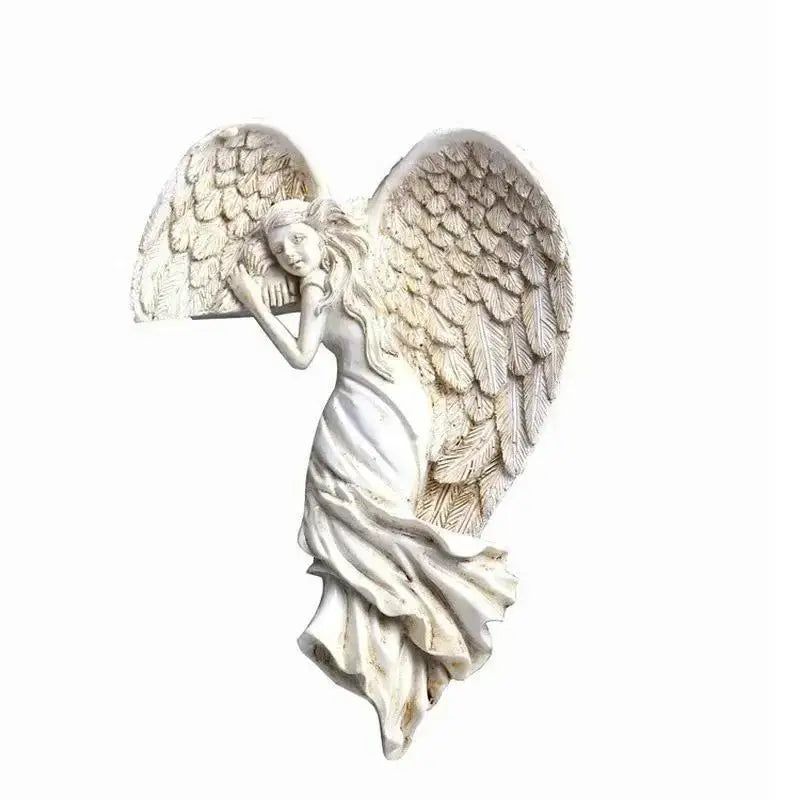 Angel Wings Resin Pendant & Door Frame Ornament | Winged Goddess Resin Ornament Qme