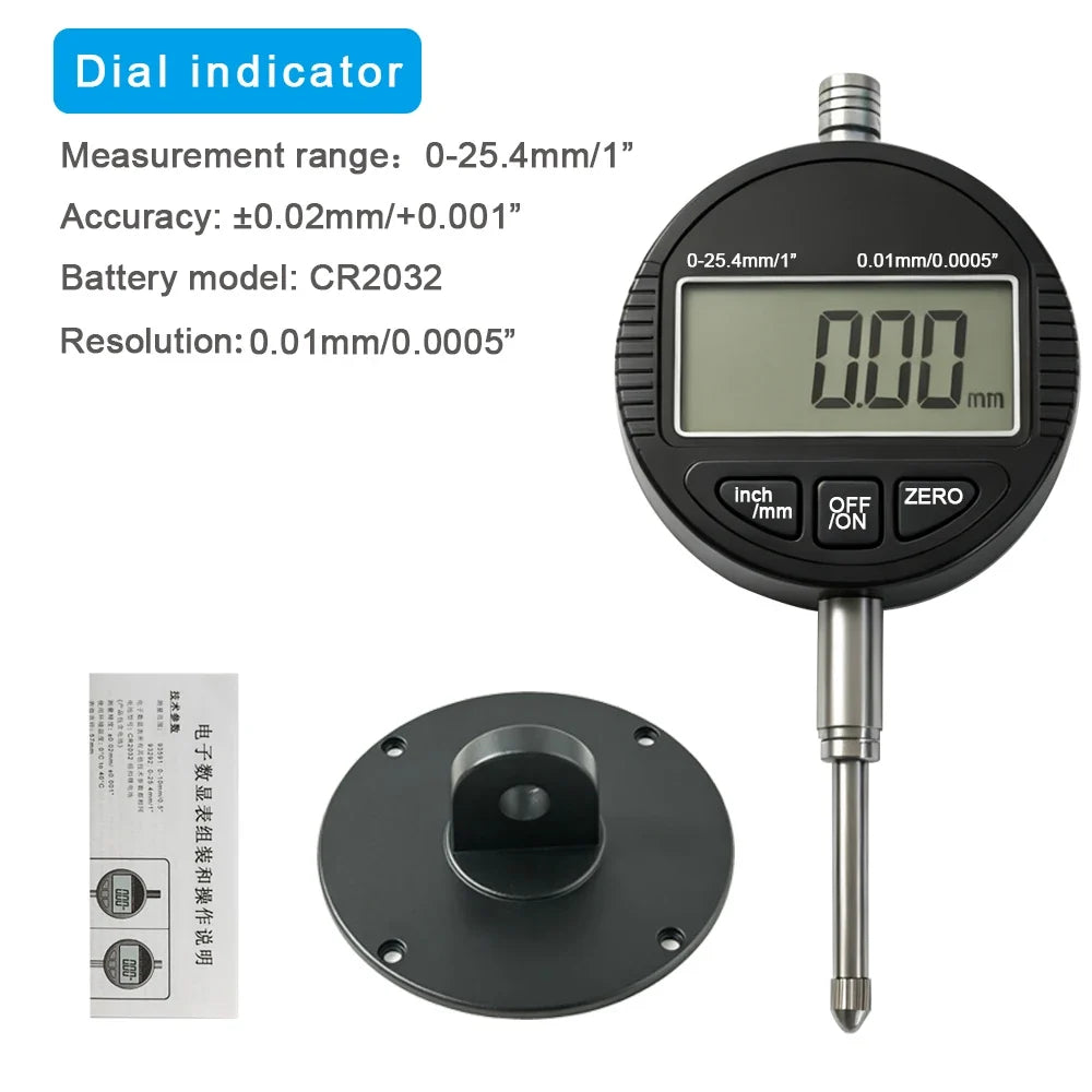 Digital Dial Indicator Gauge – Precision Measurement Tool Dial Indicator Gauge Qme