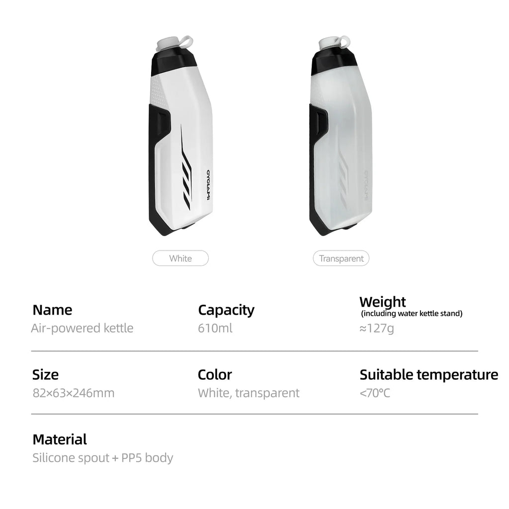 Aerodynamic Bike Water Bottle 650ml – Lightweight Road Cycling Cycling Water Bottle Qme