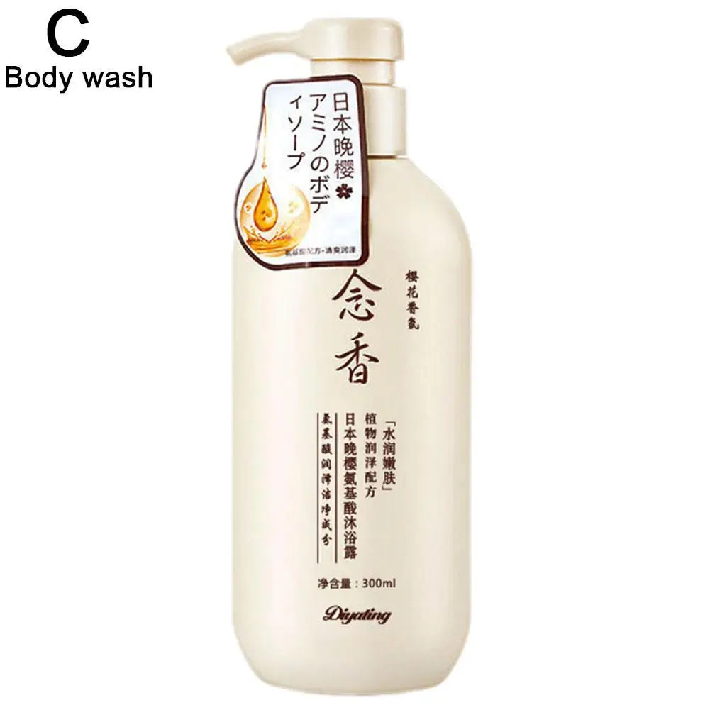 Japanese Amino Acid Shampoo, Conditioner & Body Wash 300ml Amino Acid Shampoo Qme shower gel CN