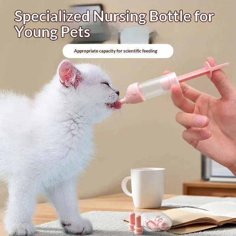 Newborn Puppy & Kitten Milk Feeder Nursing Bottle | Pet Pet Nursing Bottle Qme