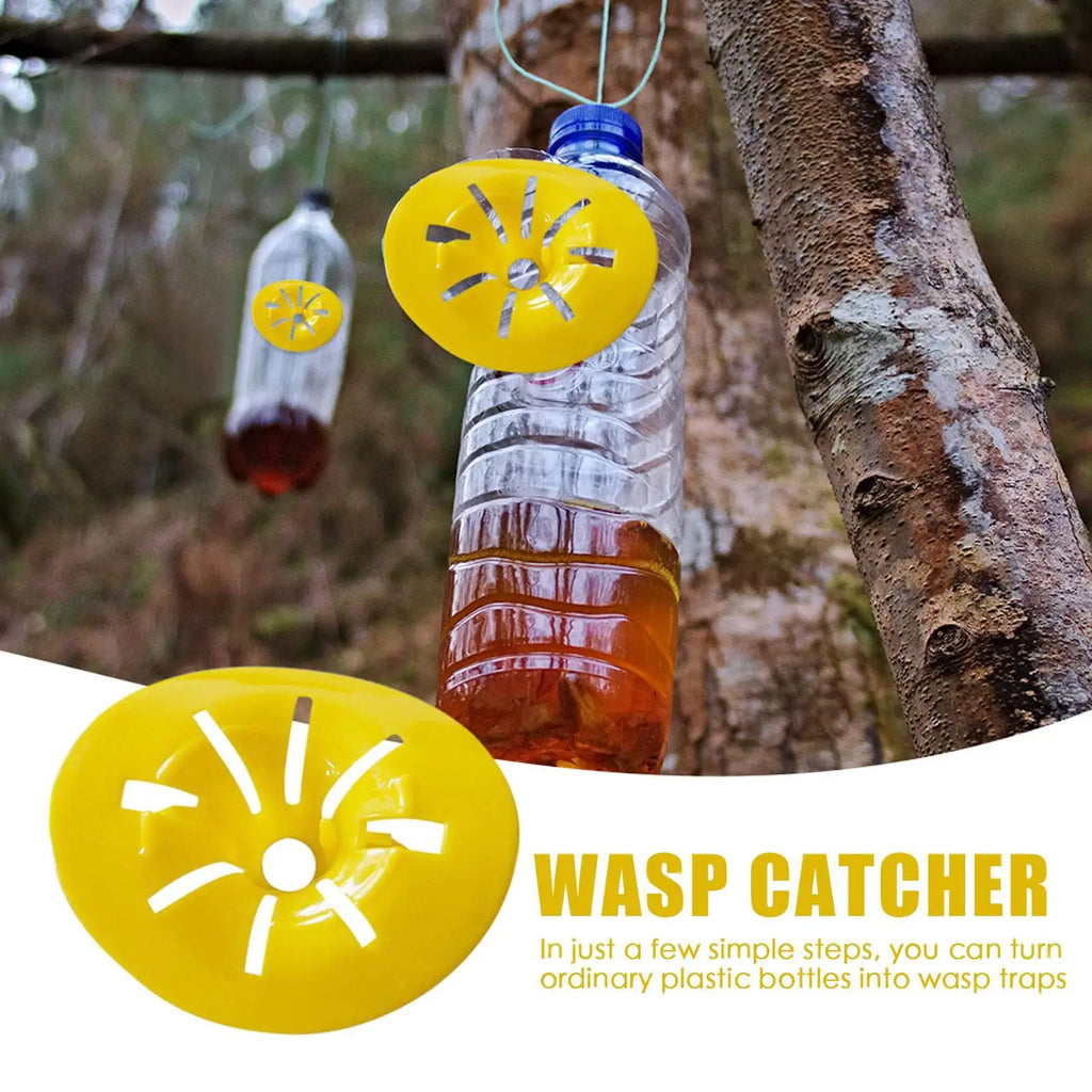 Flower-Shaped Wasp & Bee Trap – Reusable Flying Insect Catcher Garden Insect Trap Qme
