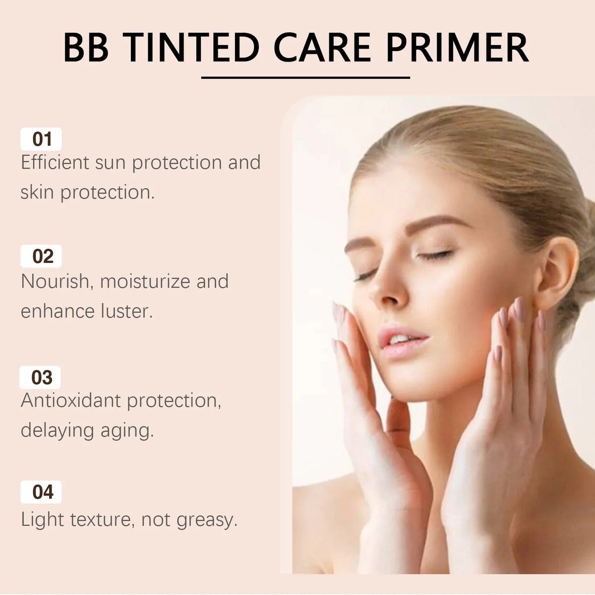 Qme Protective BB Cream – Tinted Moisturizer & SPF Coverage BB Cream Foundation Qme