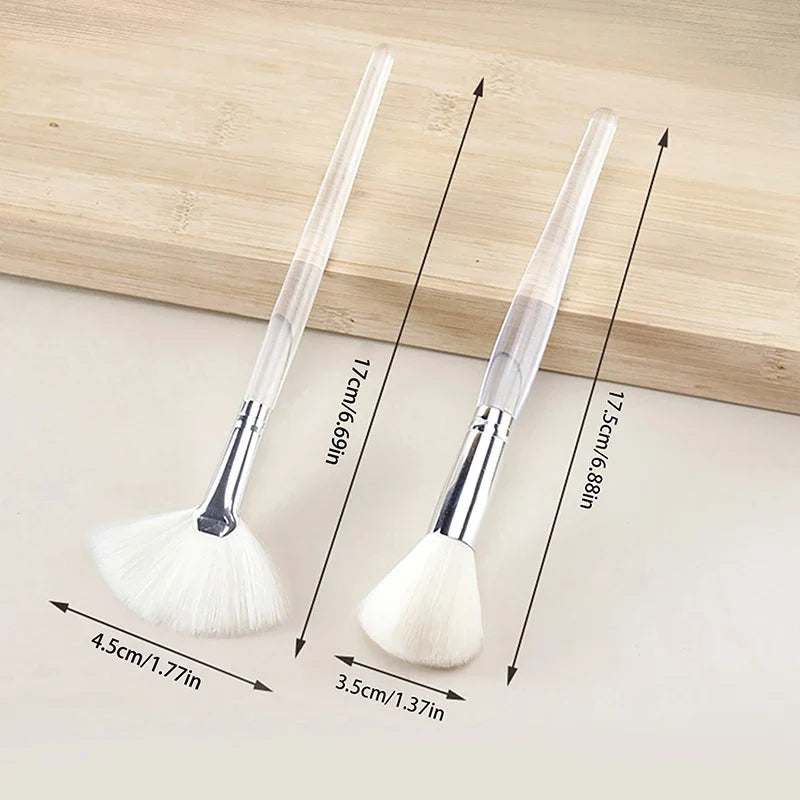 Face Massage Wash Brush & Mask Applicator | Skin Care Tool Facial Cleansing Brush Qme
