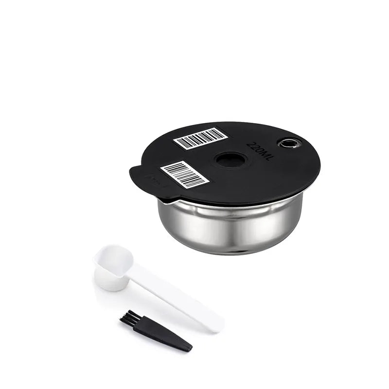 Reusable Stainless Steel Coffee Pods for Bosch Tassimo – RECAFIMIL Reusable Coffee Pods Qst 220ml 1 pod