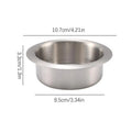 Stainless Steel Drop-In Cup Holder Insert – Boat Car RV Yacht Cup Holder Insert Qst A