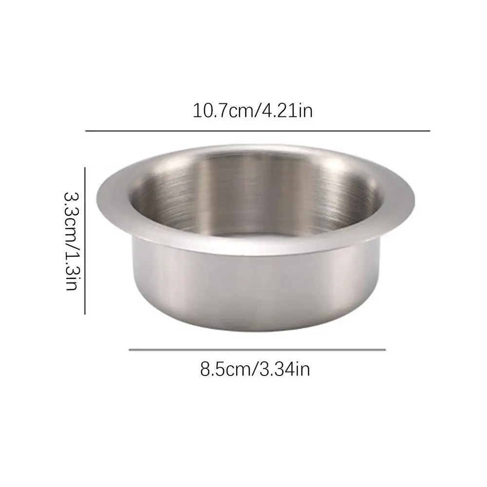 Stainless Steel Drop-In Cup Holder Insert – Boat Car RV Yacht Cup Holder Insert Qst A
