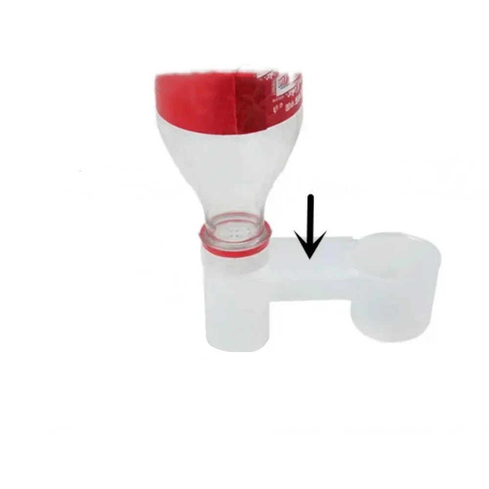 Automatic Bird Water Feeder – Double Nozzle Bottle Drinker Bird Water Feeder Qme
