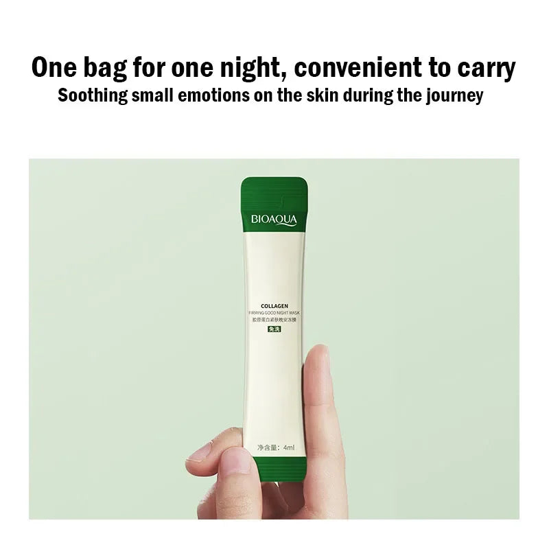 BIOAQUA Collagen Sleeping Facial Mask – Moisturizing & Firming Sleeping Face Mask Qme