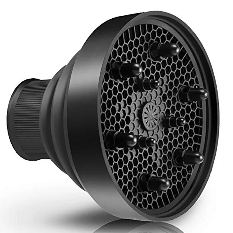 Universal Silicone Hair Dryer Diffuser Cover | Scalable Fit Hair Diffuser Attachment Qme