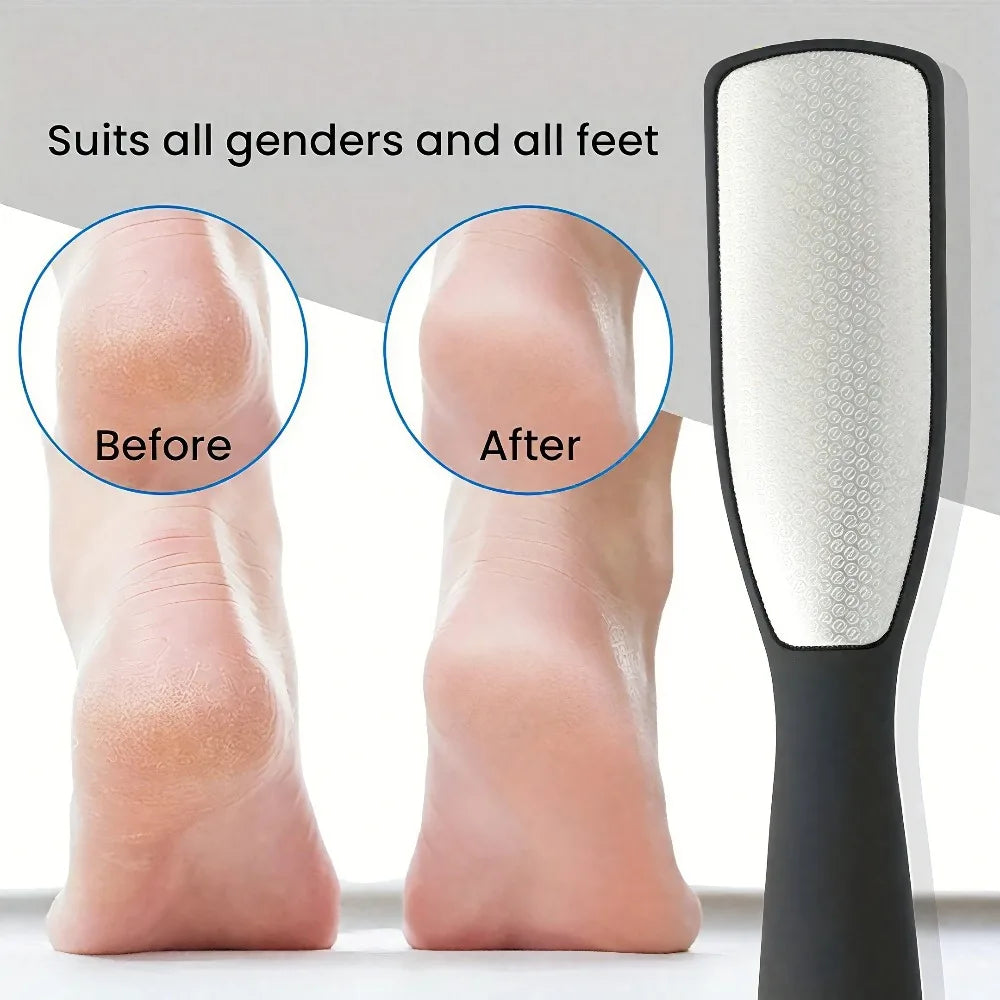 Dual-Sided Stainless Steel Foot File & Callus Remover – 24CM Foot File Qme