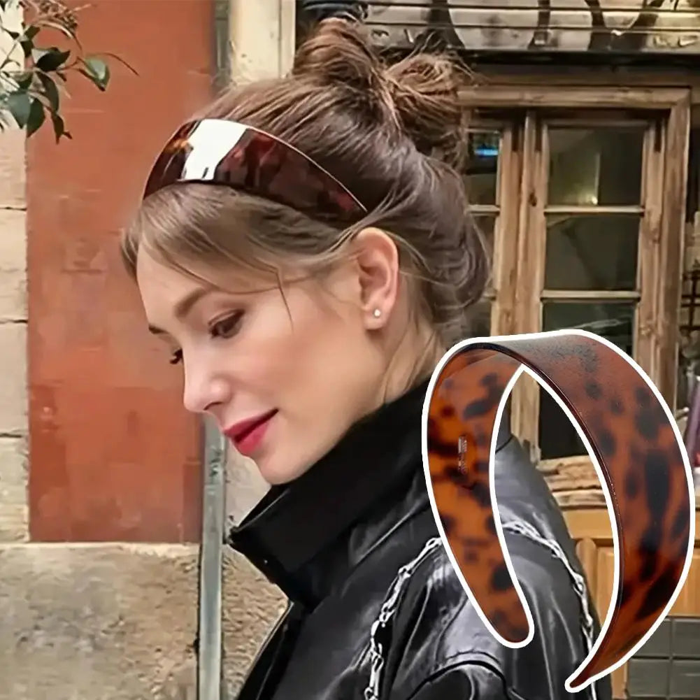 Vintage French Tortoiseshell Headband – No-Slip Women's Hair Band Tortoiseshell Headband Qme
