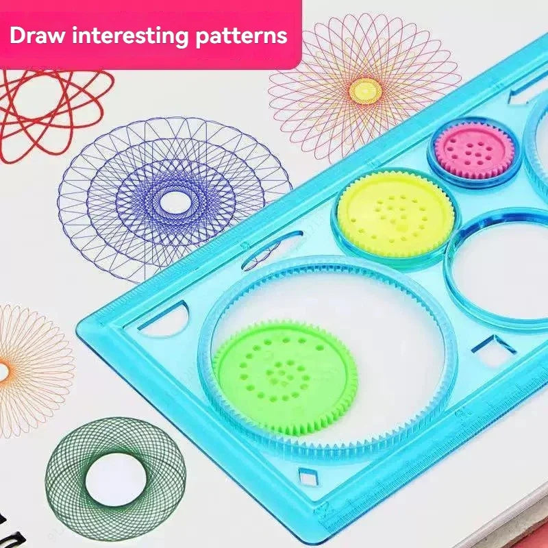 Multifunctional Curve Ruler Set – Drawing Gauge & Template Kit Drawing Ruler Set Qme