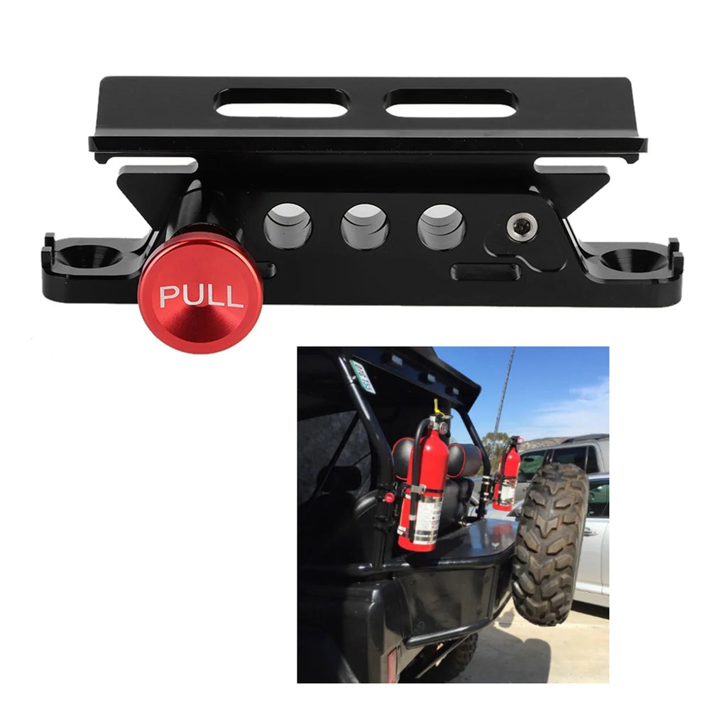 Aluminum Alloy Car Fire Extinguisher Bracket Mount – Adjustable Extinguisher Bracket Mount Qme