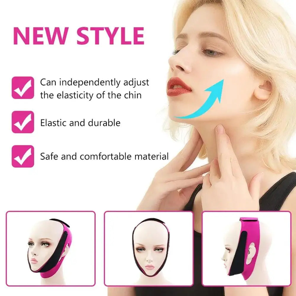 V Line Face Lift Strap Reusable Chin Shaper Slimming Band Facial Slimming Bandage Qme