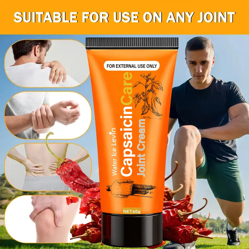 Capsaicin Glucosamine Joint Cream with Vitamin C | Qme Topical Joint Cream Qme