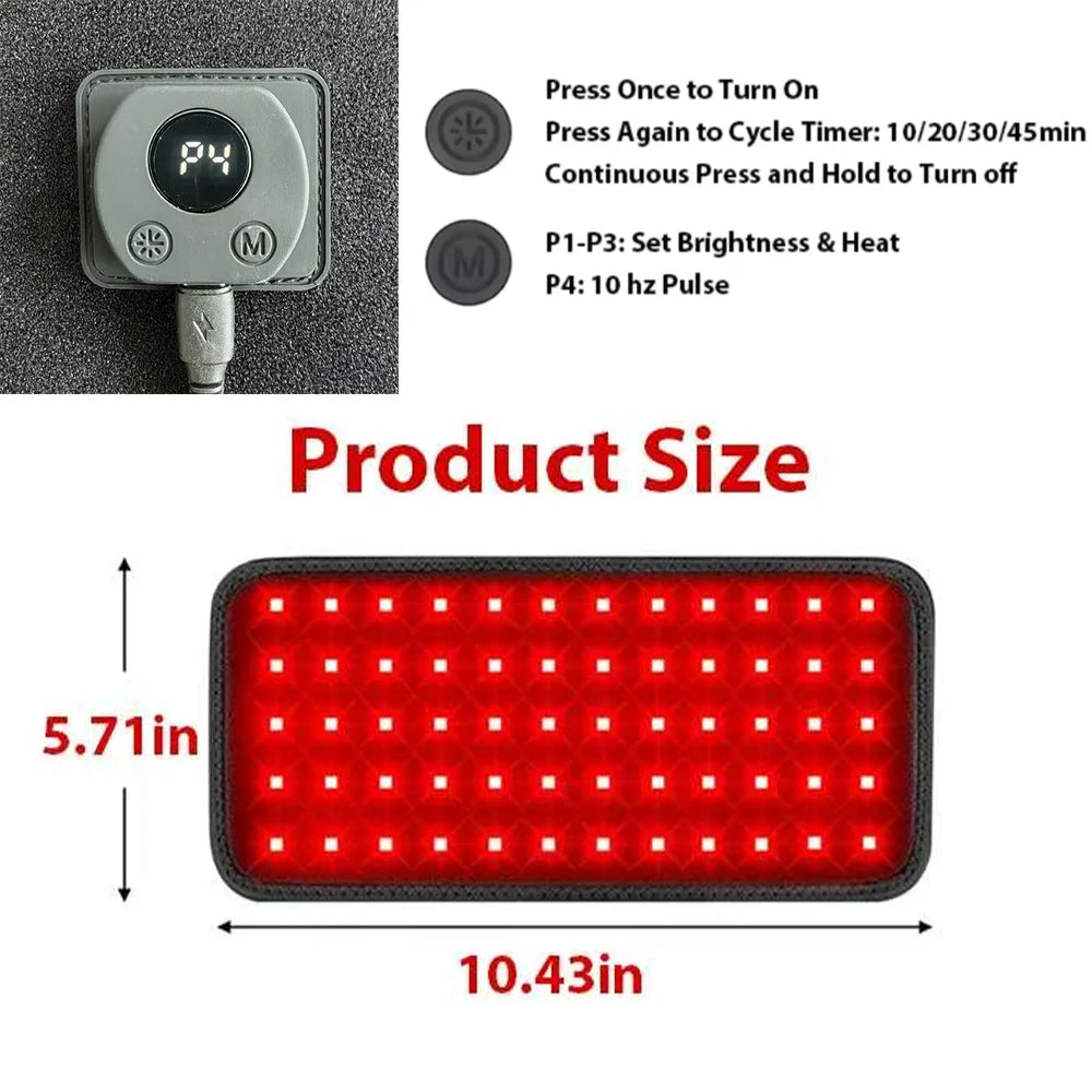 Pet Red Light Therapy Belt 660nm 850nm for Dogs & Cats Pet Light Therapy Belt Qst