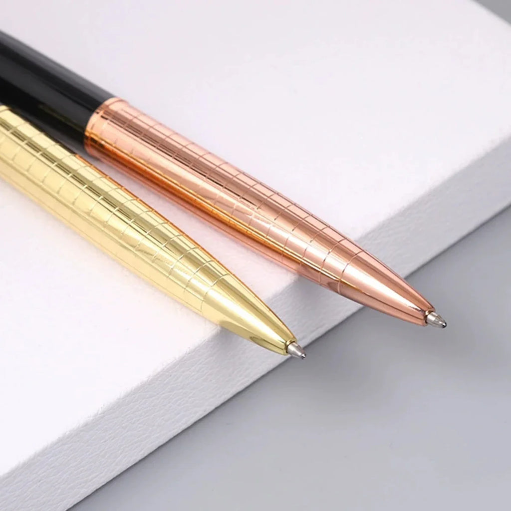 Qme Metal Rotating Ballpoint Pen – Smooth Medium Point Metal Ballpoint Pen Qme