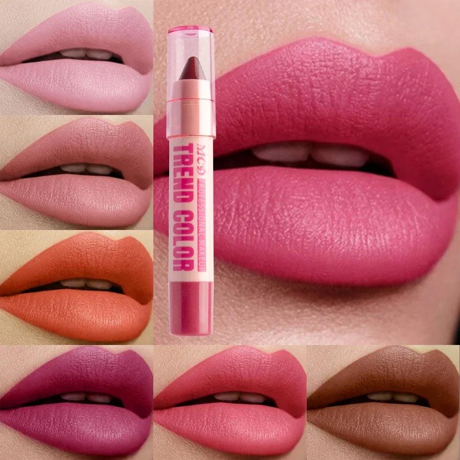 Qme Waterproof Moisturizing Lipliner Pen – 12 Shades Waterproof Lip Liner Qme