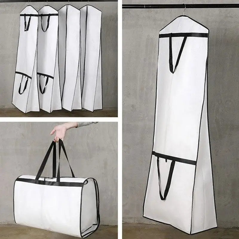 Dustproof Garment Bag – Travel & Closet Clothes Cover 60×180cm Garment Storage Cover Qme