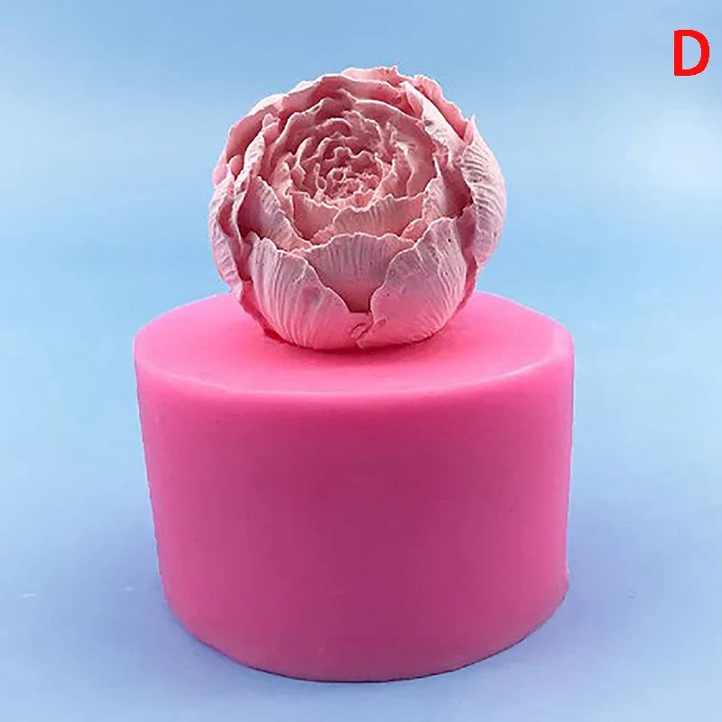 Silicone Rose Mold for Chocolate, Soap, Candle & Cake Silicone Craft Mold Qme Rose