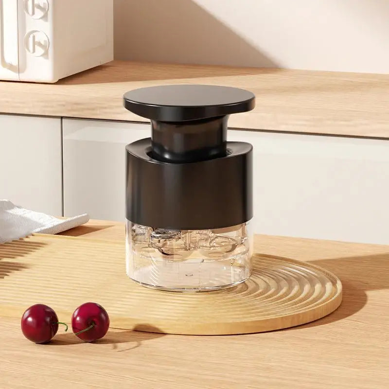 7-Hole Cherry Pitter Tool | Food-Grade BPA-Free, Non-Slip Cherry Pitter Tool Qme B