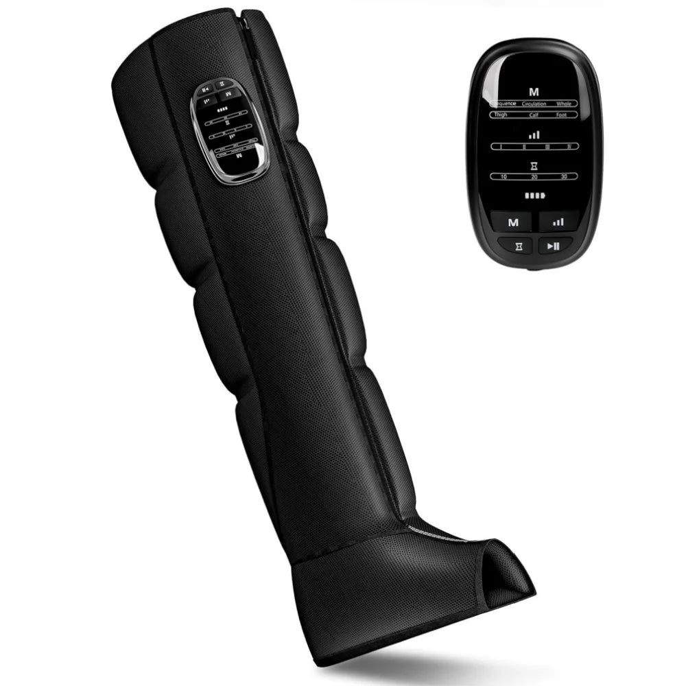 VamsLuna Wireless Leg Compression Massager – 360° Air Pressure Leg Compression Massager Qst Only Left Leg