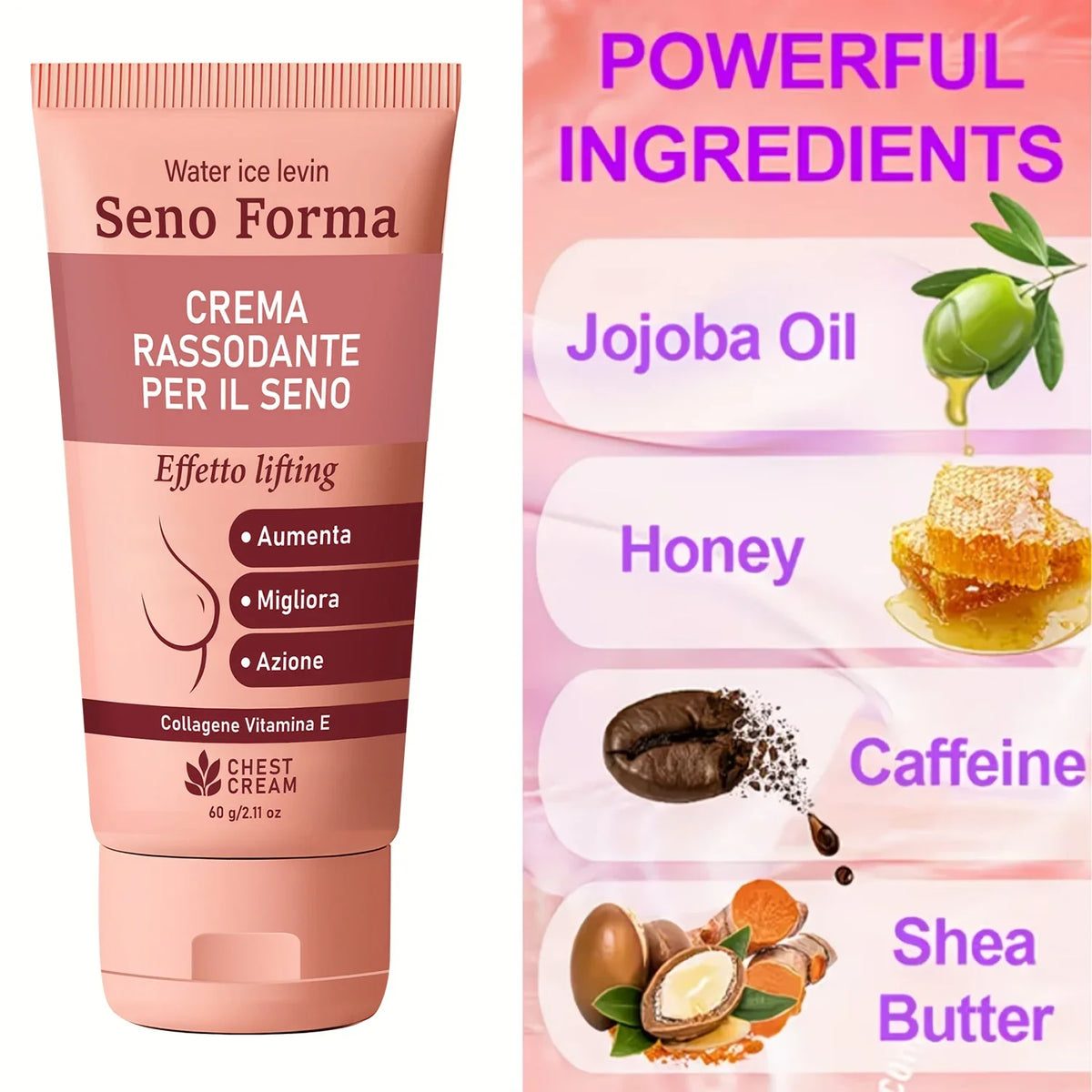 Collagen Vitamin E Bust Firming Cream – Moisturize & Tone Bust Firming Cream Qme
