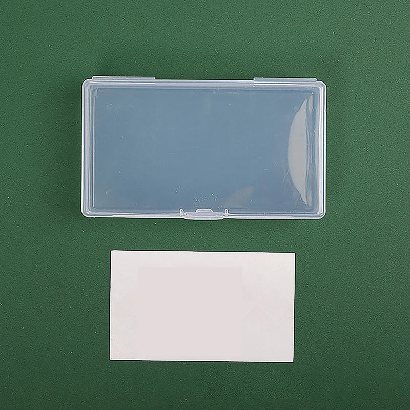 Clear Washi Tape & Sticker Storage Box | Transparent Case Stationery Organizer Box Qme