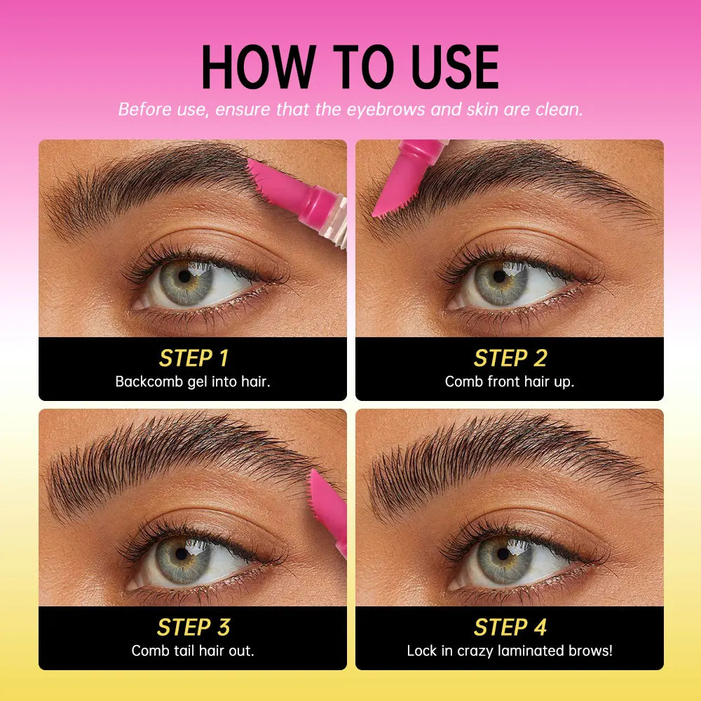 Lakerain Eyebrow Shaping Gel – Waterproof Long-Lasting Brow Gel Eyebrow Shaping Gel Qst