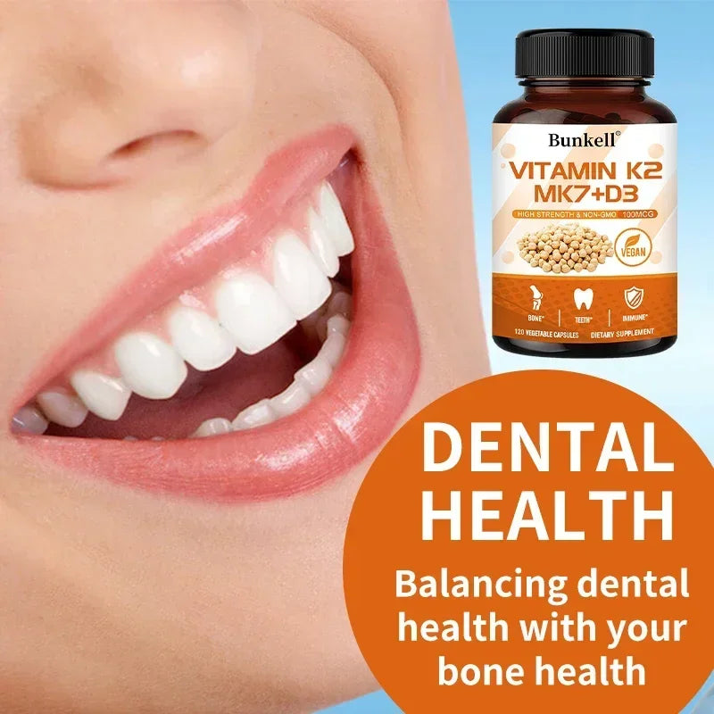 ZENVITALIZE Vitamin K2 MK7 + D3 – Bone & Heart Support Vitamin Supplement Qst