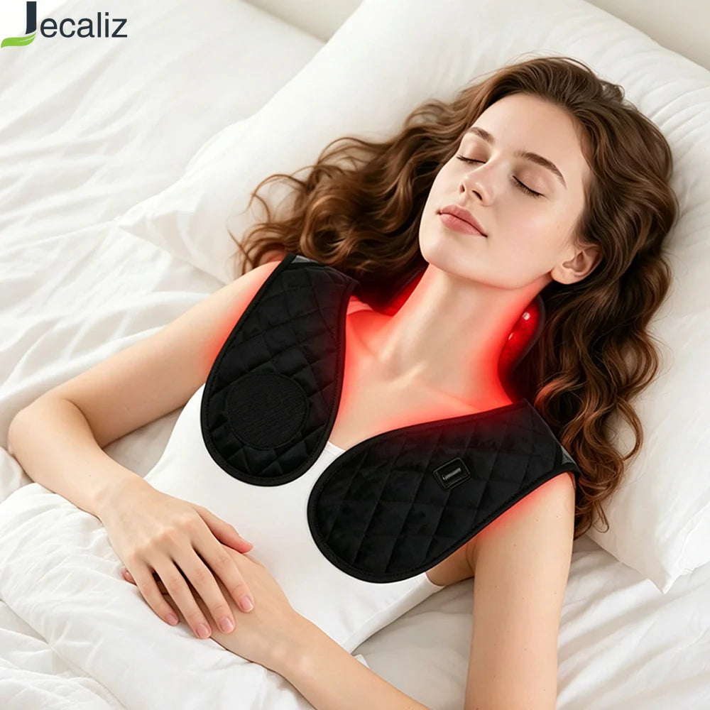 Red & Infrared Light Therapy Pad 660nm 850nm – Neck & Shoulder Light Therapy Pad Qst