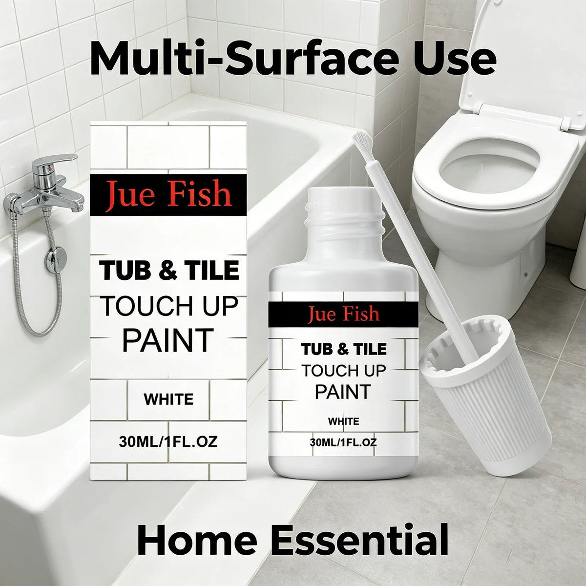 Bathtub Ceramic Repair Paint – Cover Scratches & Restore Shine Ceramic Repair Paint Qme