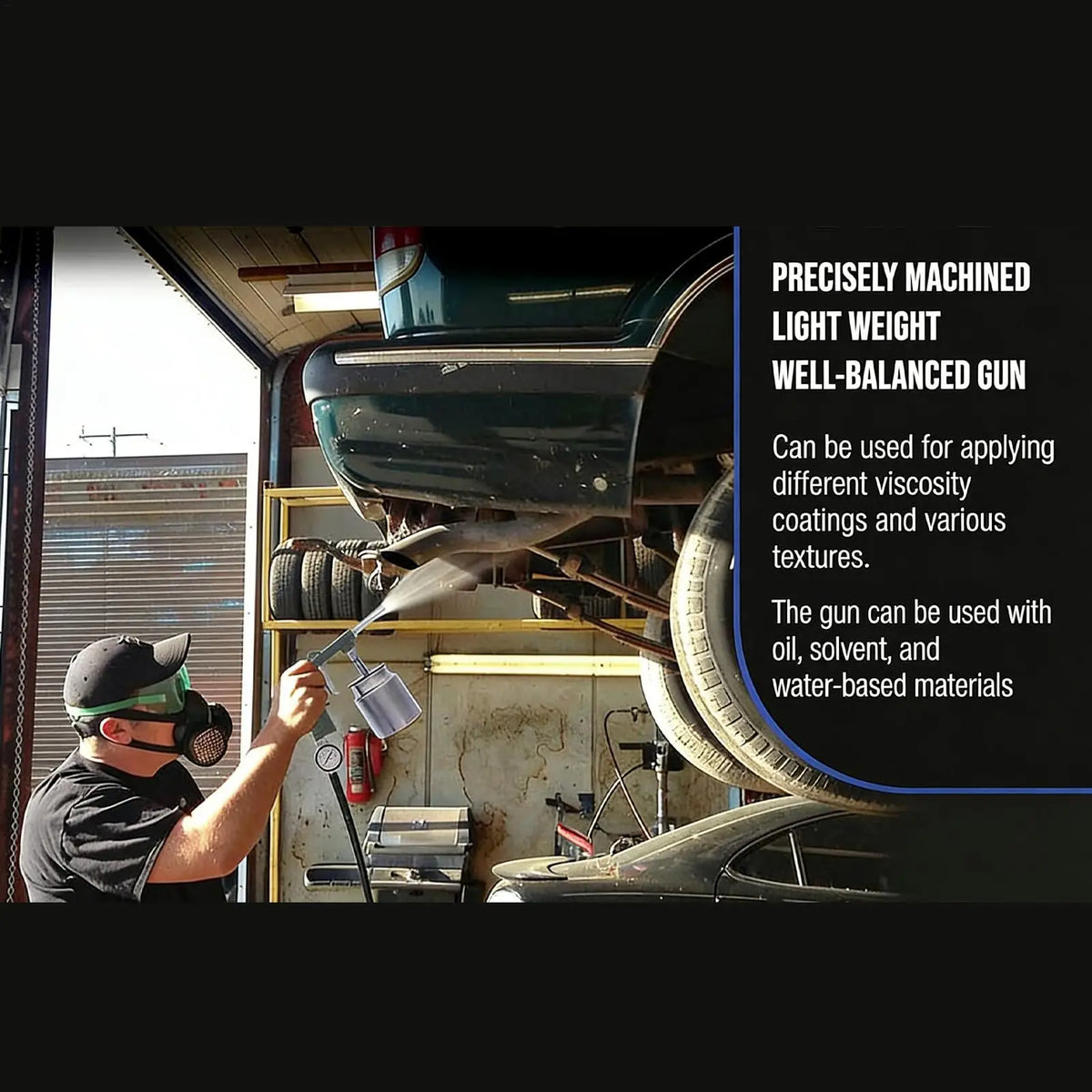 Heavy Duty Air-Powered Sandblasting Gun | Precision Media Blaster Sandblasting Gun Qme