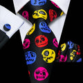 Men's Necktie Set with Pocket Square & Cufflinks | Qme Necktie Gift Set Qme HT-LDSN0023