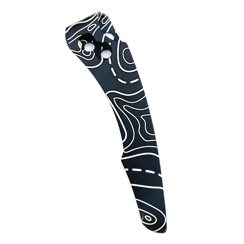Titanium Alloy Pocket Clip for Cold Steel Recon 1 Folding Knife Knife Pocket Clip Qst contour