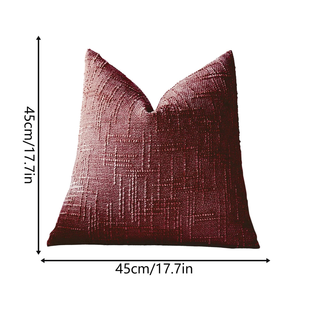 Vintage Chenille Pillow Covers | Soft Square Cushion Cases Chenille Pillow Cover Qme