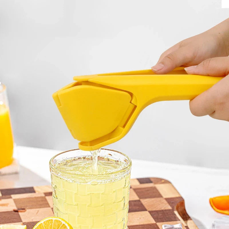 Manual Hand Citrus Lemon Squeezer – Food-Grade Plastic Press Manual Citrus Press Qme