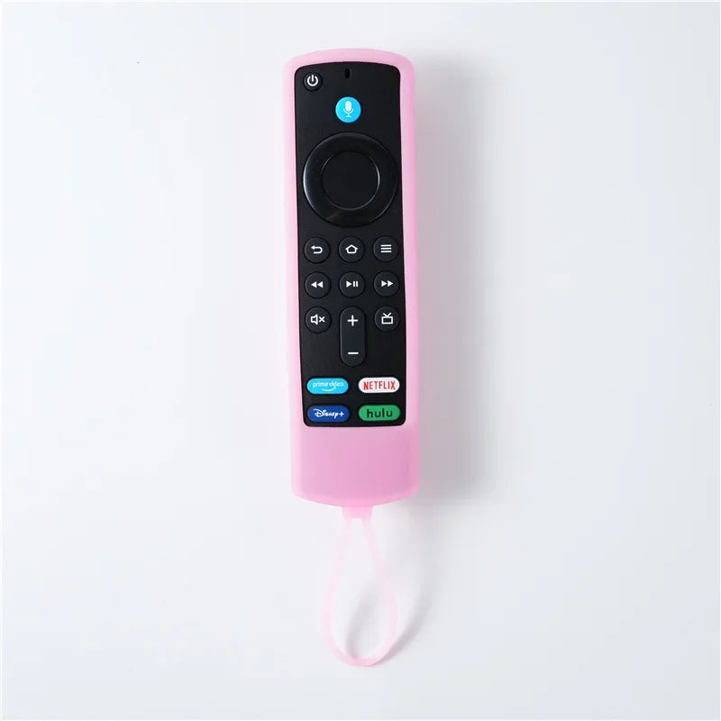 Silicone Remote Cover – Fire Stick 4K MAX 3rd Gen Case Remote Control Cover Qme Pink