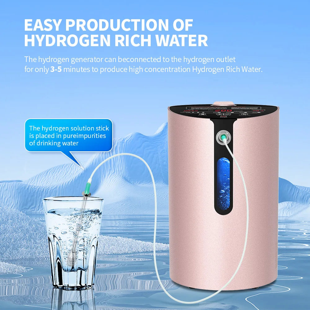 Hydrogen Inhalation Machine 200ml/300ml – 99.99% Pure H2 Generator Hydrogen Inhalation Machine Qst