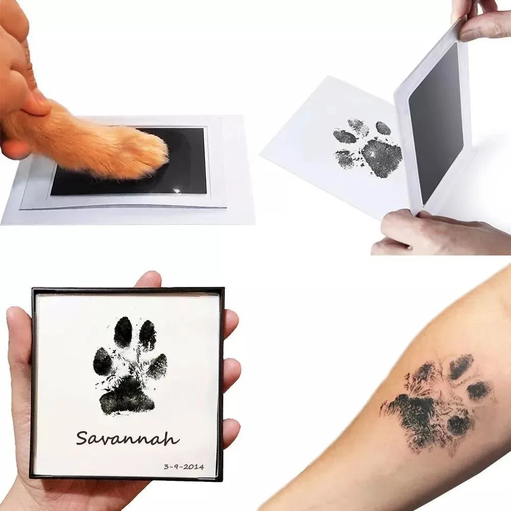 Baby Inkless Handprint & Footprint Kit with Photo Frame Baby Keepsake Kit Qme